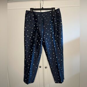 Vintage Talbots 100% Silk Embroidered Pants